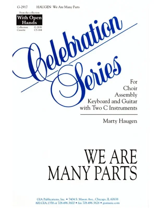Marty Haugen We Are Many Parts – Guitar edition Gemischter Chor mit Begleitung