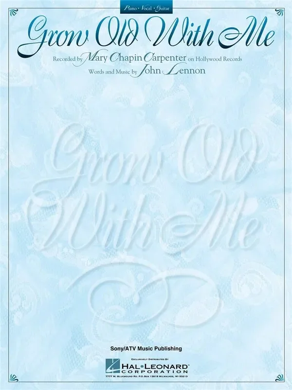 Mary Chapin Carpenter Grow Old With Me Gesang mit Klavier