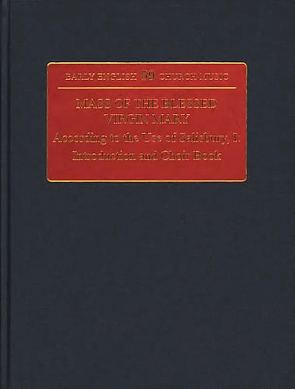 Mass Of The Blessed Virgin Mary Gemischter Chor mit Begleitung