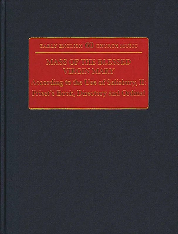 Mass Of The Blessed Virgin Mary Gemischter Chor mit Begleitung