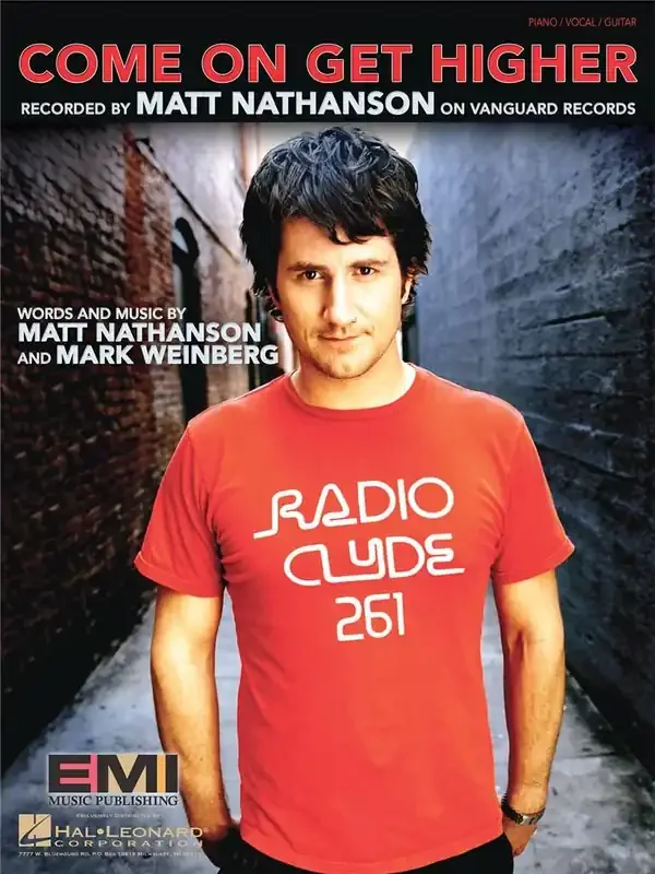Matt Nathanson Come On Get Higher Klavier, Gesang, Gitarre (Songbooks)