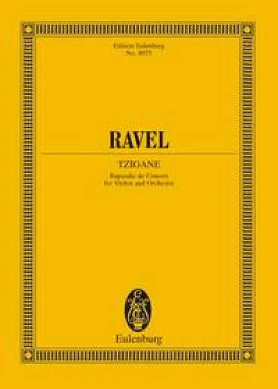 Maurice Ravel Tzigane Orchester mit Solo