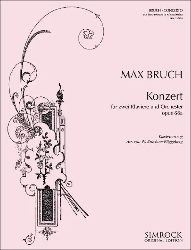 Max Bruch Konzert für zwei Klaviere und Orchester op. 88a Orchester