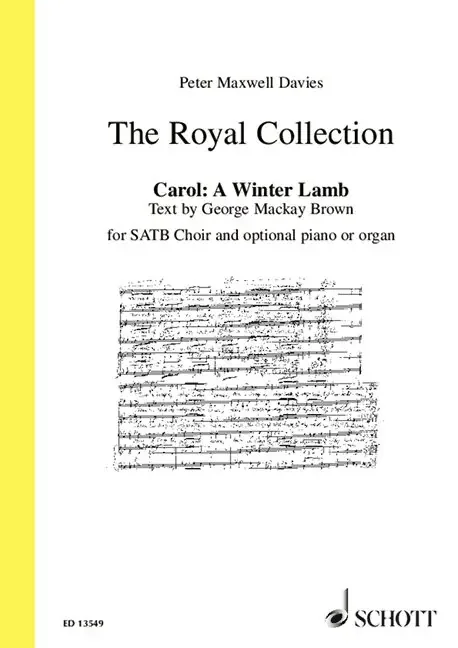 Maxwell Davies, Sir Peter Carol A Winter Lamb