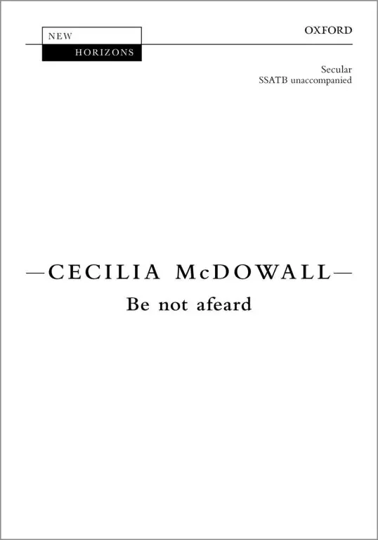 McDowall, Cecilia Be not afeard
