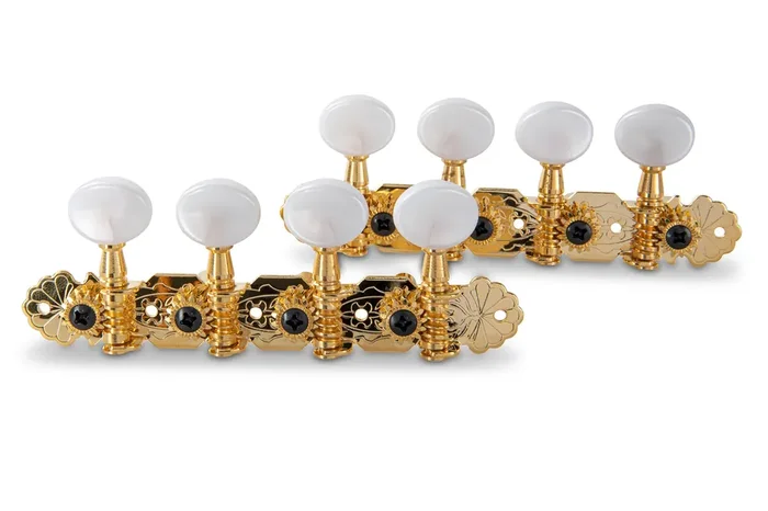 Mechanik Mandoline Vergoldet