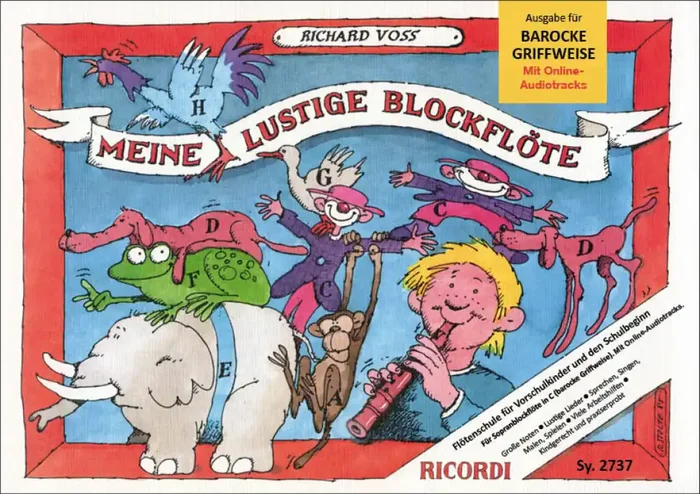 Meine lustige Blockflöte Band 1 & Aud (barocke G.)