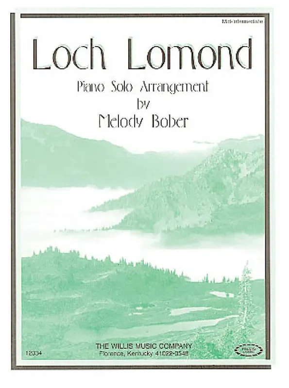 Melody Bober Loch Lomond Klavier Solo