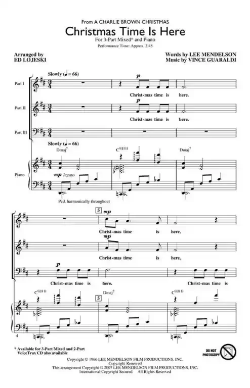 Mendelson, Lee Christmas Time Is Here