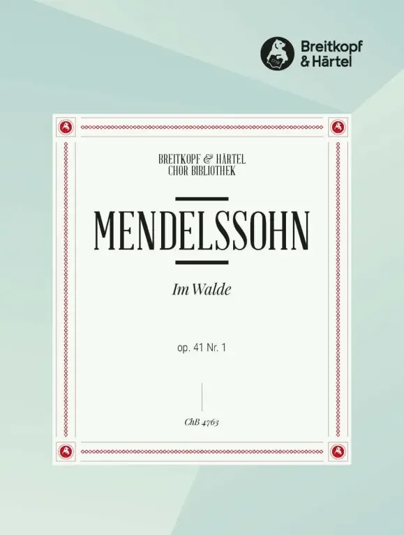Mendelssohn-Bartholdy, Felix 6 Lieder Op. 41