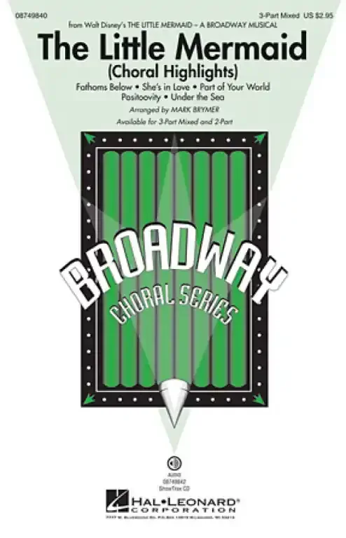 Menken, Alan The Little Mermaid 3-Part