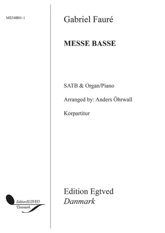 Messe Basse Gemischter Chor mit Begleitung