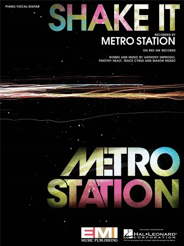 Metro Station Shake It Klavier, Gesang, Gitarre (Songbooks)