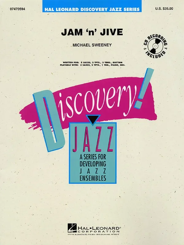 Michael Sweeney Jam ‘N‘ Jive Jazz Ensemble