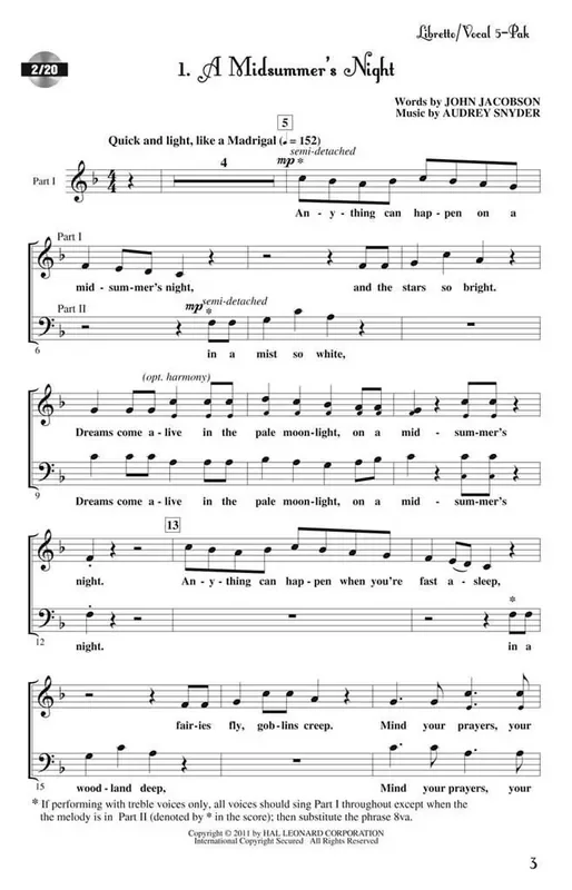 Midsummer Night‘s Dream, A – Youth Musical