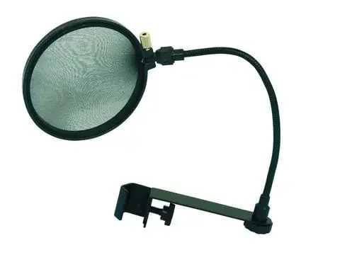 Mikrofon-Popfilter schwarz