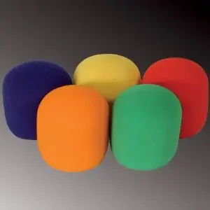 Mikrofon-Windschutz Schaumstoff farbig (f.SM58 Type)