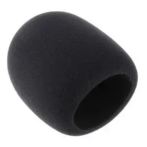 Mikrofon-Windschutz Schaumstoff schwarz (f.SM58 Type)