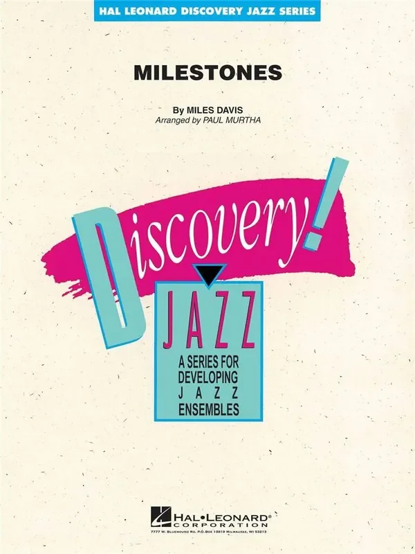 Miles Davis Milestones (Arr. Paul Murtha) Jazz Ensemble