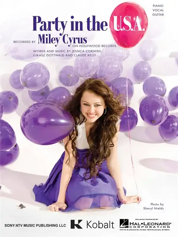Miley Cyrus Party in the U.S.A. Klavier, Gesang, Gitarre (Songbooks)