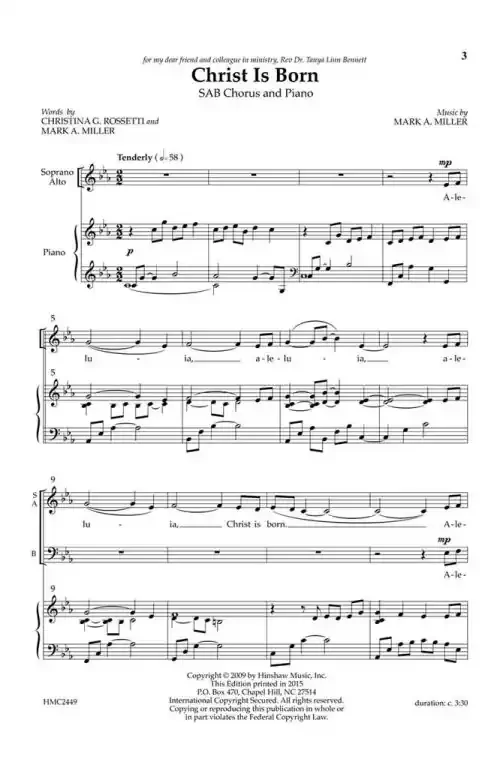 Miller, Mark A. Christ Is Born