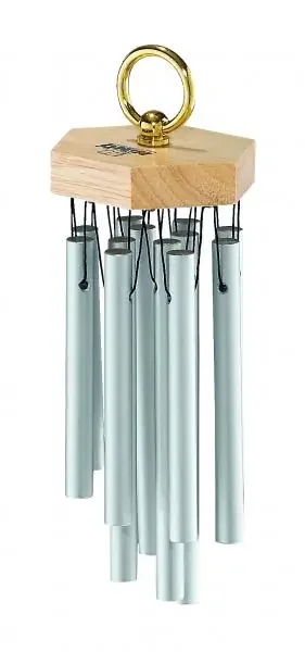 Mini Hand Chimes Nino Eloxiert Aluminum Silber