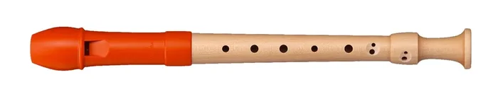 Mollenhauer Sopran Blockflöte Fipple Digi orangefarben