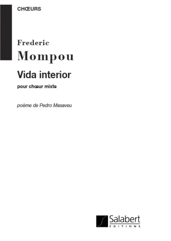 Mompou, Frédérico Vida Interior