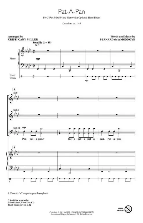 Monnoye de la, Bernard Pat-a-Pan