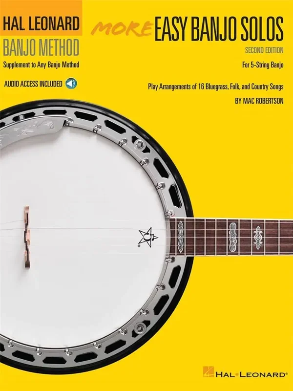 More Easy Banjo Solos – 2nd Edition (Arr. Mac Robertson) Banjo