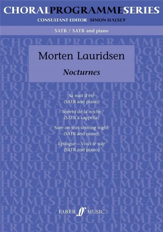 Morten Lauridsen Nocturnes Gemischter Chor mit Begleitung