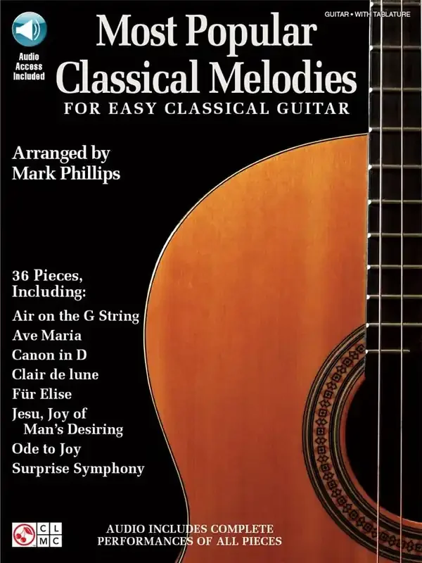 Most Popular Classical Melodies (Arr. Mark Phillips) Gitarre Solo
