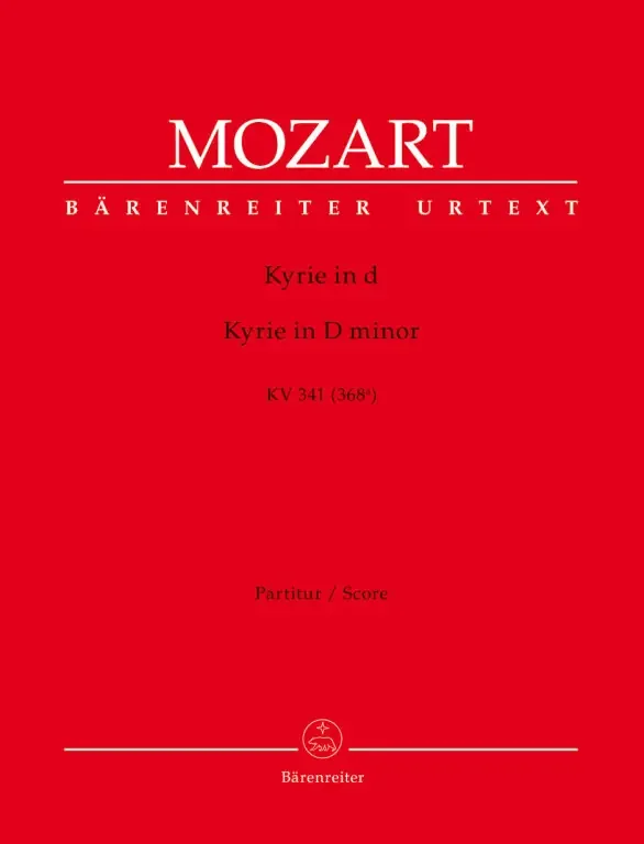 Mozart, Wolfgang Amadeus Kyrie in D min K. 341 (368a)