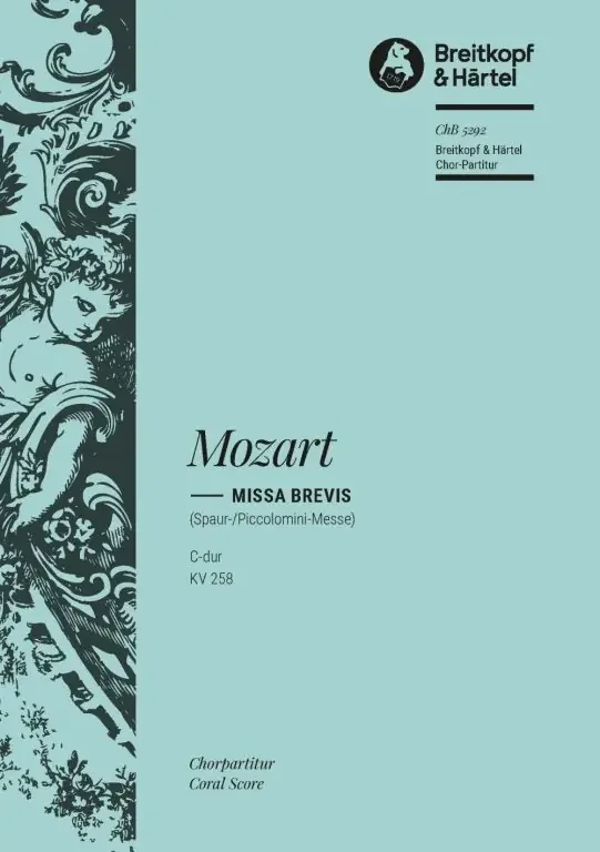 Mozart, Wolfgang Amadeus Missa brevis in C major K. 258