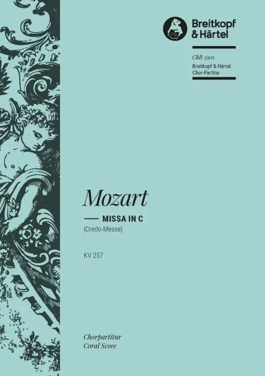 Mozart, Wolfgang Amadeus Missa in C major K. 257