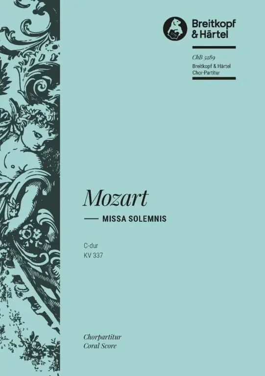Mozart, Wolfgang Amadeus Missa solemnis in C major K. 337