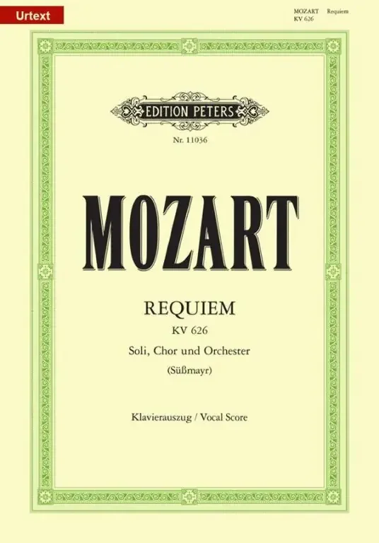 Mozart, Wolfgang Amadeus Requiem K626