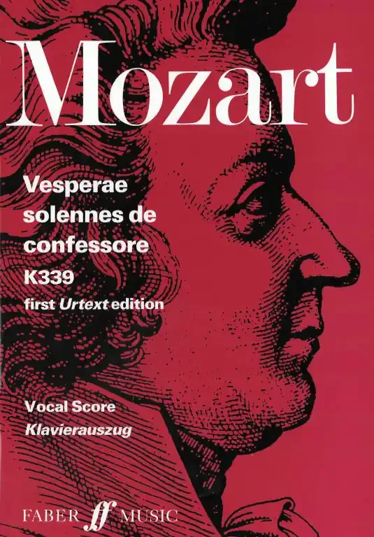 Mozart, Wolfgang Amadeus Vesperae solennes (vocal score)