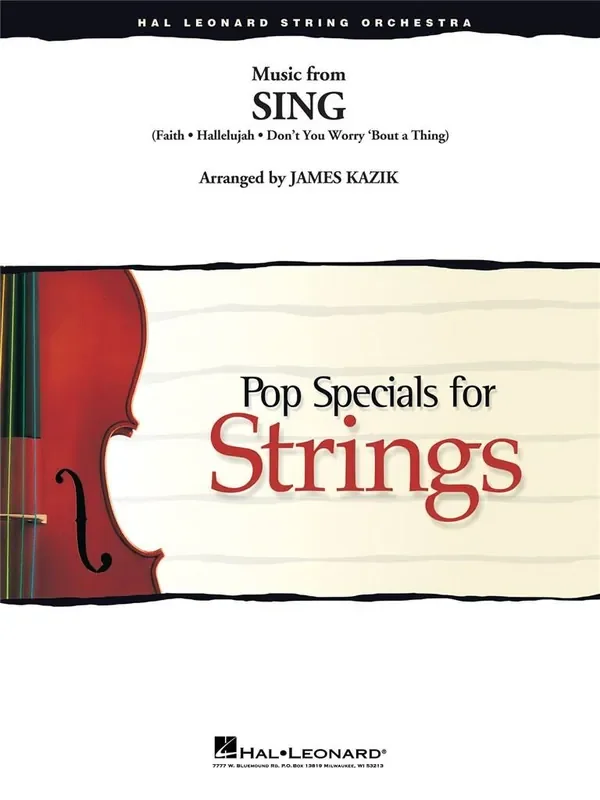 Music from Sing (Arr. James Kazik) Streichensemble