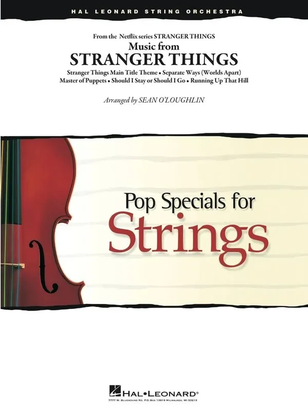 Music from Stranger Things (Arr. Sean O‘Loughlin) Streichensemble