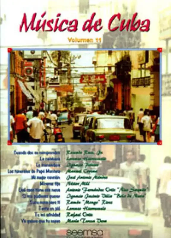 Música de Cuba Vol. 11 Klavier, Gesang, Gitarre (Songbooks)