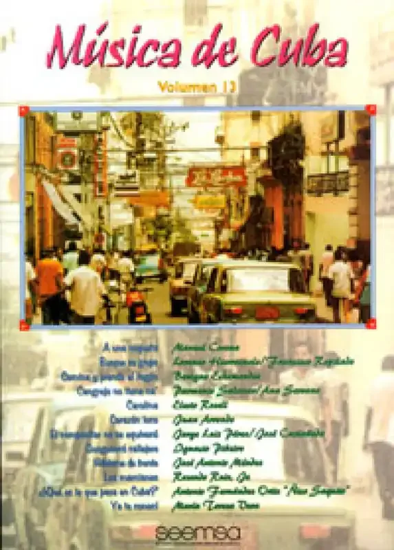 Música de Cuba Vol. 13 Klavier, Gesang, Gitarre (Songbooks)