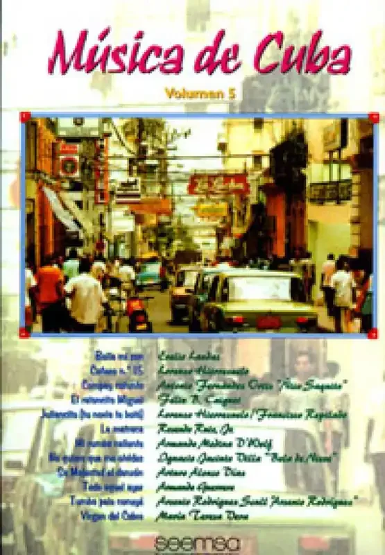 Música de Cuba Vol. 5 Klavier, Gesang, Gitarre (Songbooks)