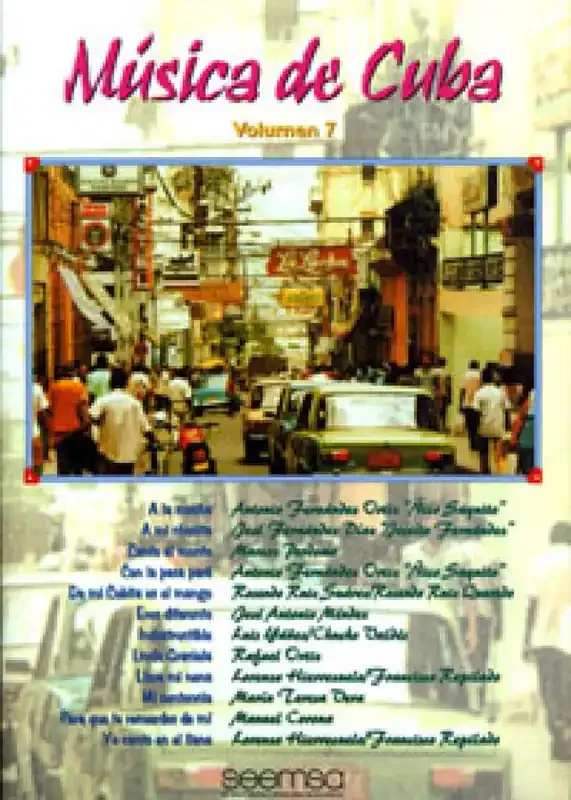 Música de Cuba Vol. 7 Klavier, Gesang, Gitarre (Songbooks)