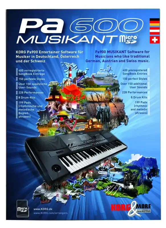 Musikant-Software für Pa600