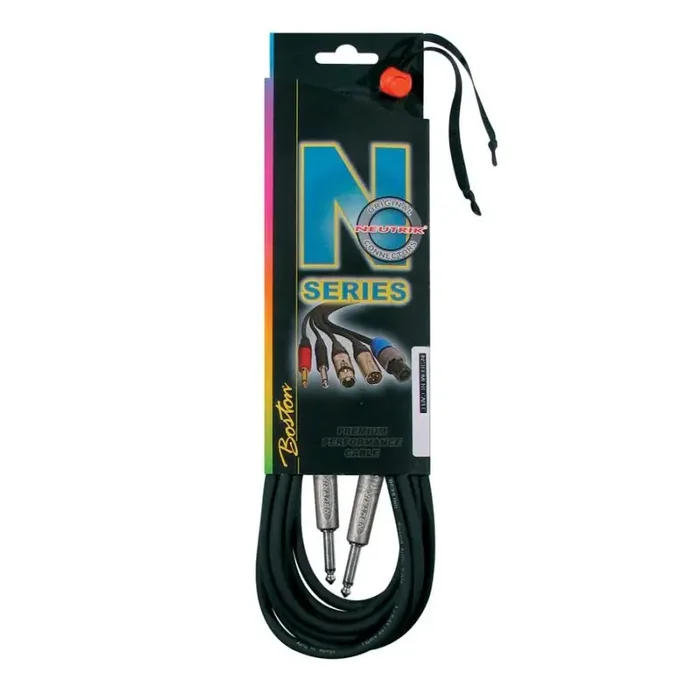 N-Series instrumentkabel, jack-jack 9 meter, Neutrik connectoren