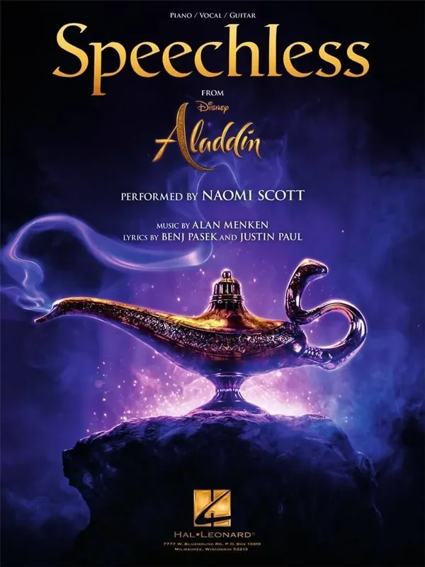 Naomi Scott Speechless (from Aladdin) Klavier, Gesang, Gitarre (Songbooks)