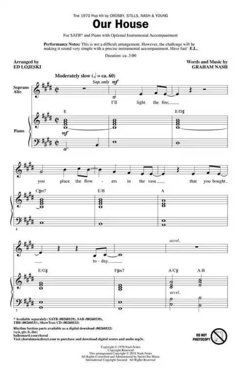 Nash, Graham Our House