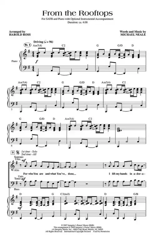 Neale, Michael From the Rooftops