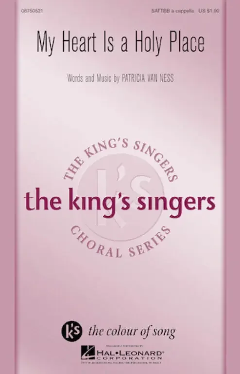 Ness, Patricia Van Patricia Van Ness My Heart Is A Holy Place – SATTBB A Cappella